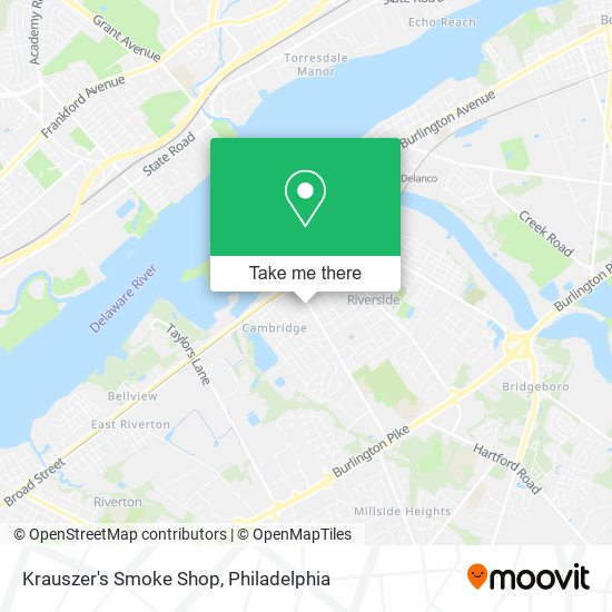 Mapa de Krauszer's Smoke Shop