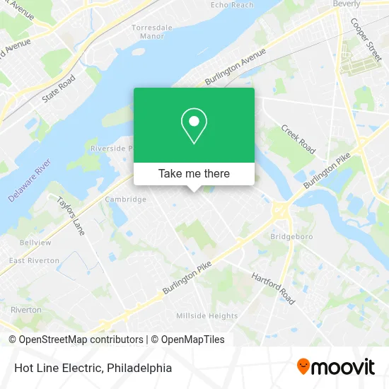Hot Line Electric map