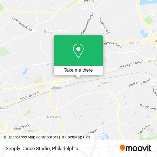 Simply Dance Studio map