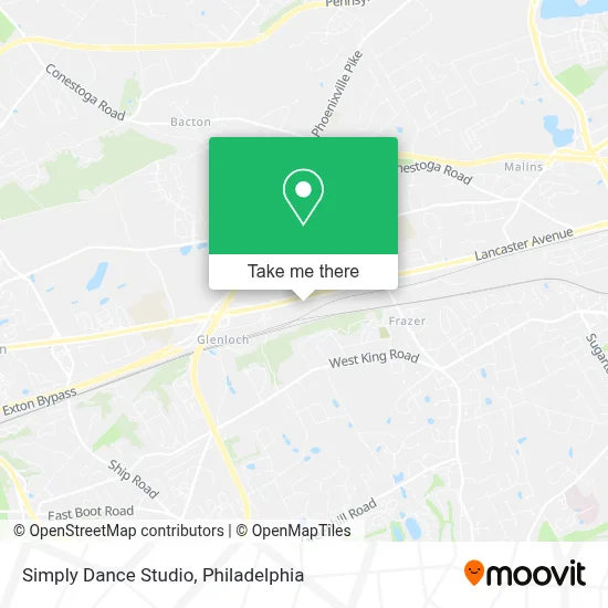 Simply Dance Studio map