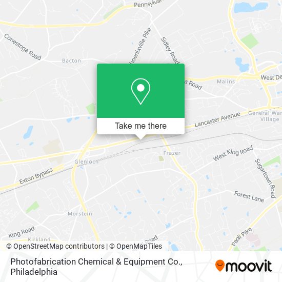 Photofabrication Chemical & Equipment Co. map