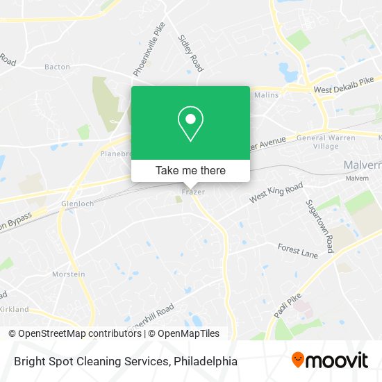 Mapa de Bright Spot Cleaning Services