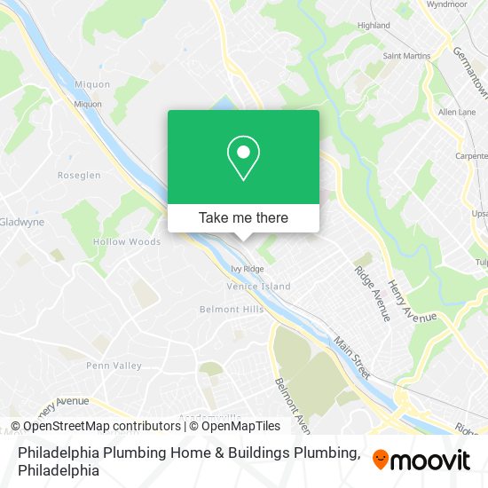 Philadelphia Plumbing Home & Buildings Plumbing map