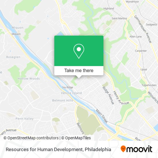 Mapa de Resources for Human Development