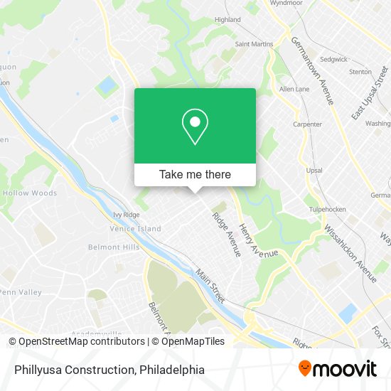 Mapa de Phillyusa Construction