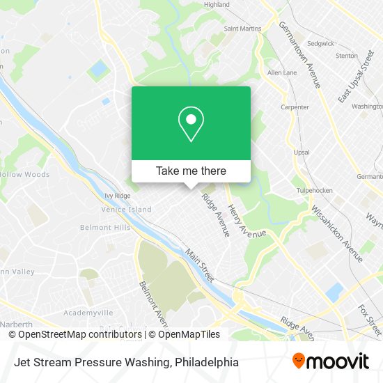 Mapa de Jet Stream Pressure Washing