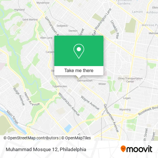 Muhammad Mosque 12 map