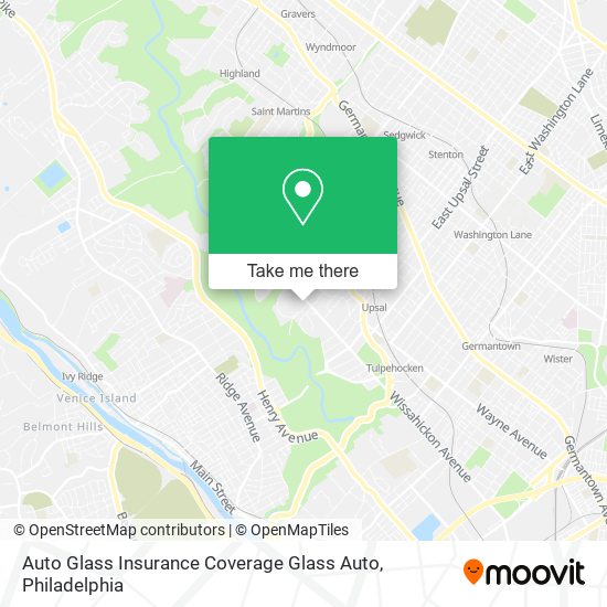 Mapa de Auto Glass Insurance Coverage Glass Auto