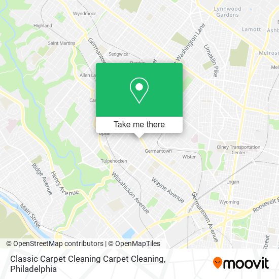 Mapa de Classic Carpet Cleaning Carpet Cleaning