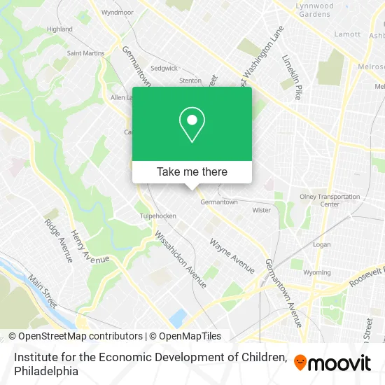 Institute for the Economic Development of Children map