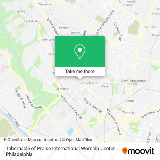 Tabernacle of Praise International Worship Center map