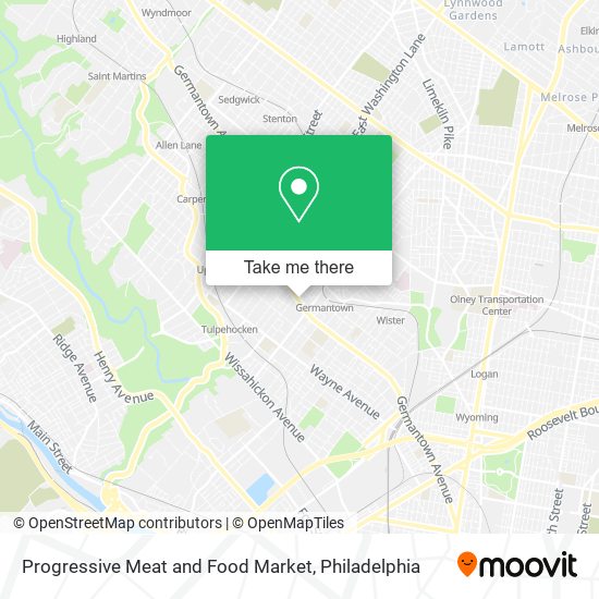 Progressive Meat and Food Market map