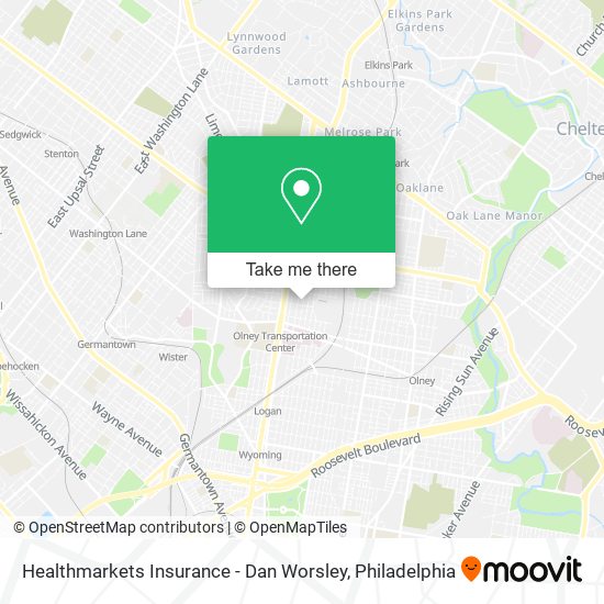 Mapa de Healthmarkets Insurance - Dan Worsley