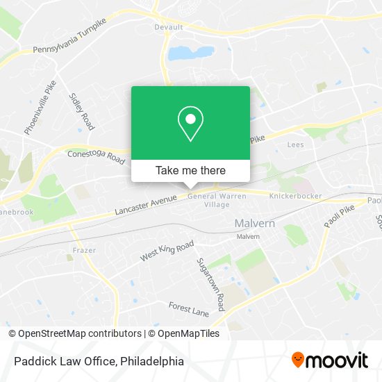Paddick Law Office map