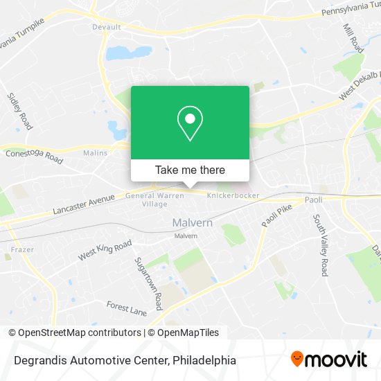 Degrandis Automotive Center map