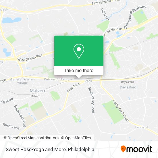 Sweet Pose-Yoga and More map