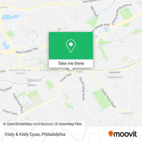 Kiely & Kiely Cpas map