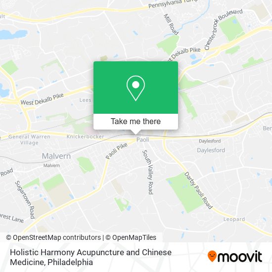 Holistic Harmony Acupuncture and Chinese Medicine map