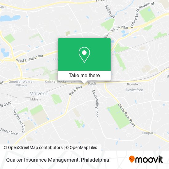 Quaker Insurance Management map