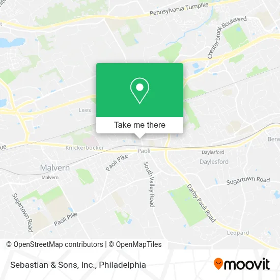 Sebastian & Sons, Inc. map
