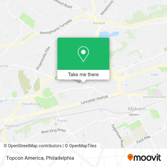 Topcon America map