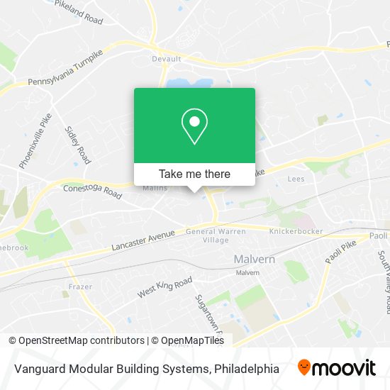 Vanguard Modular Building Systems map