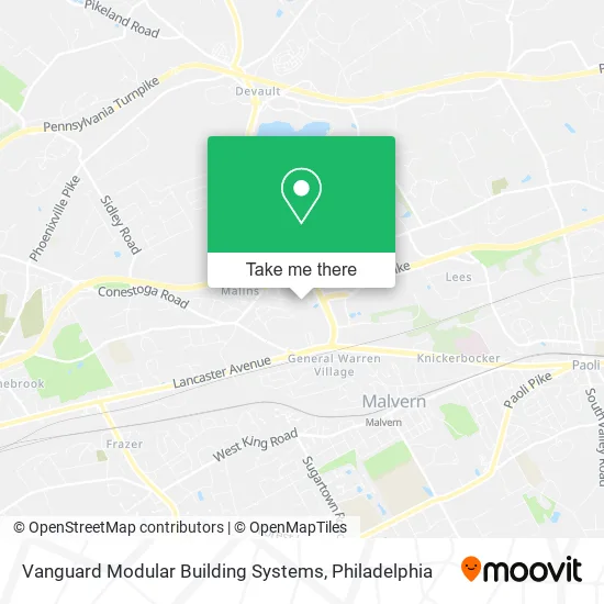 Mapa de Vanguard Modular Building Systems