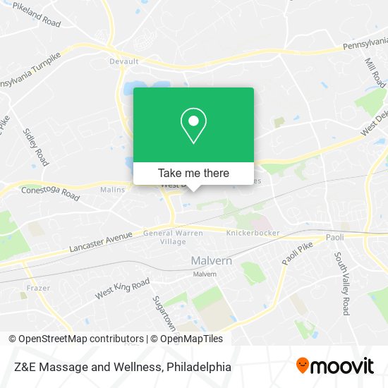 Z&E Massage and Wellness map