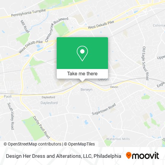 Design Her Dress and Alterations, LLC map