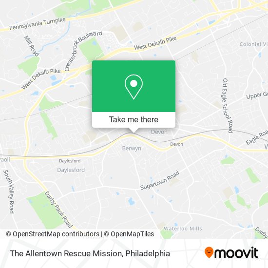 Mapa de The Allentown Rescue Mission