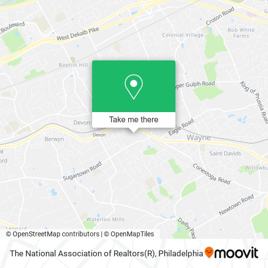 Mapa de The National Association of Realtors