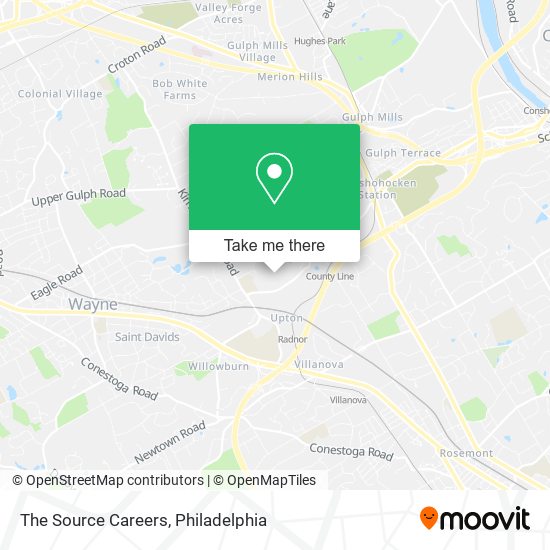 The Source Careers map