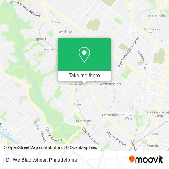 Dr We Blackshear map