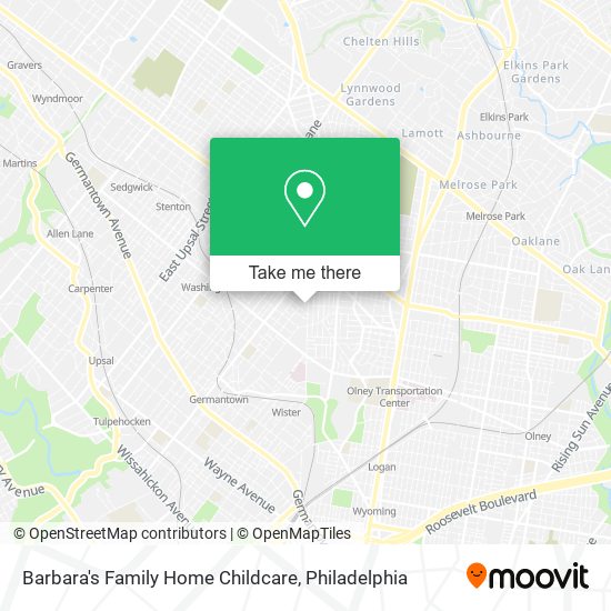 Barbara's Family Home Childcare map