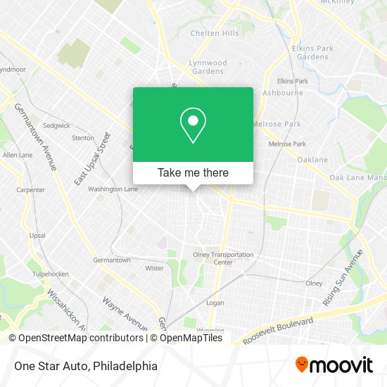 One Star Auto map