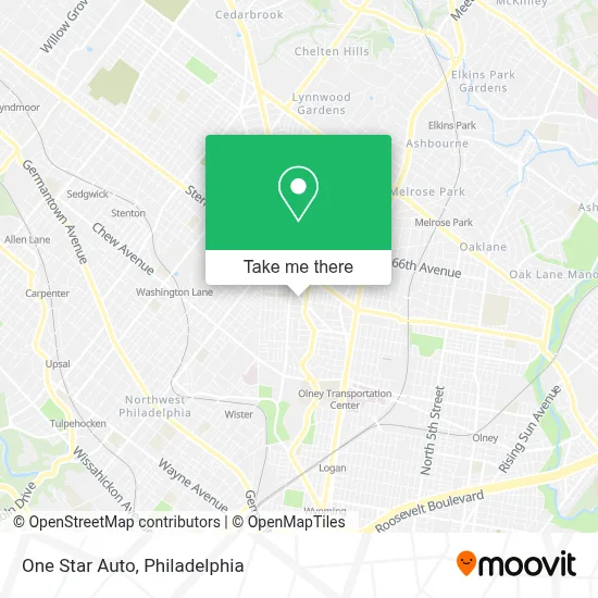 One Star Auto map