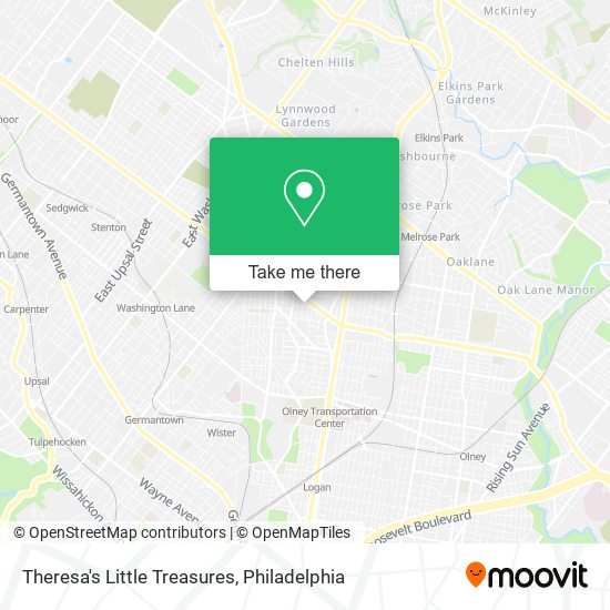 Theresa's Little Treasures map