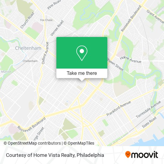 Courtesy of Home Vista Realty map
