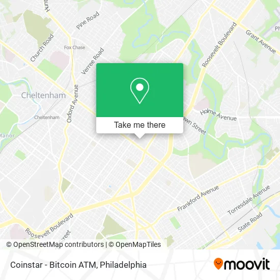 Mapa de Coinstar - Bitcoin ATM