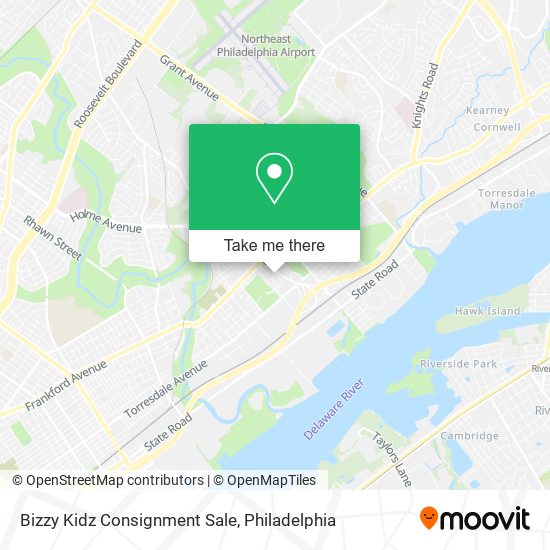 Bizzy Kidz Consignment Sale map