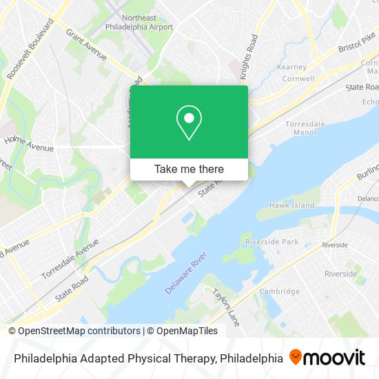 Mapa de Philadelphia Adapted Physical Therapy
