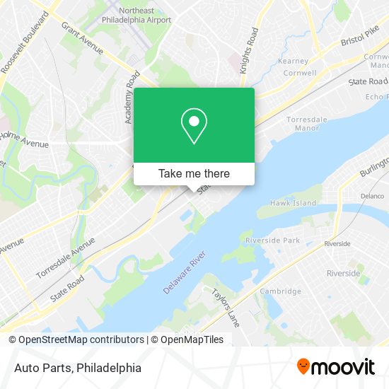 Auto Parts map