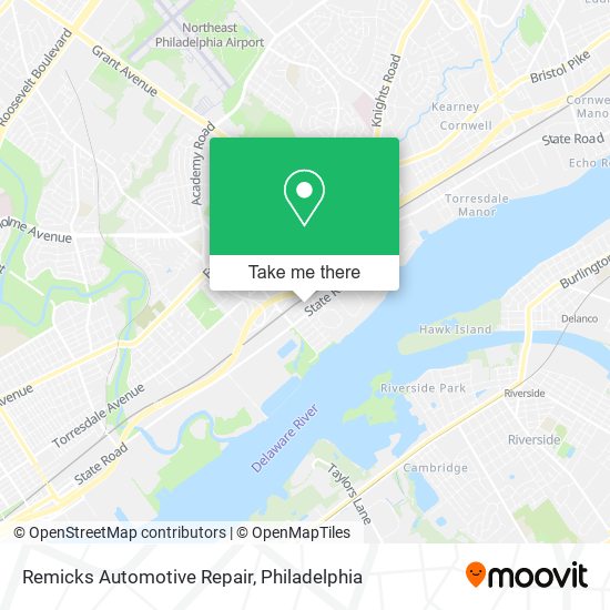 Remicks Automotive Repair map