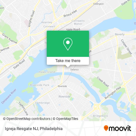 Mapa de Igreja Resgate NJ