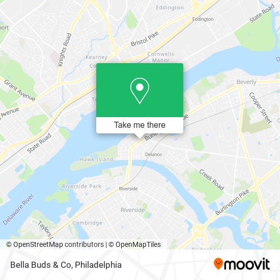 Mapa de Bella Buds & Co