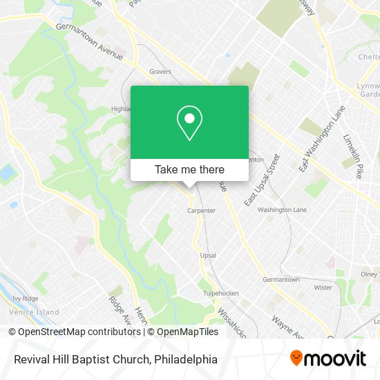 Revival Hill Baptist Church map