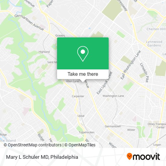 Mapa de Mary L Schuler MD