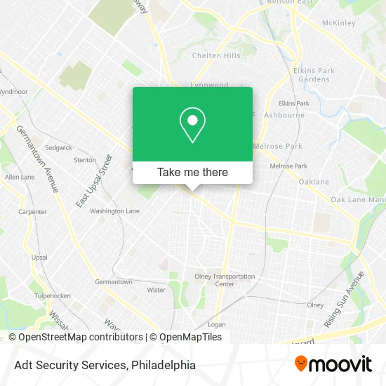 Adt Security Services map