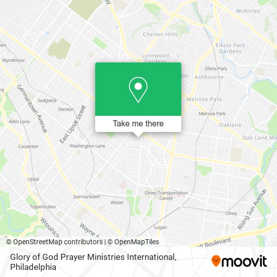 Mapa de Glory of God Prayer Ministries International