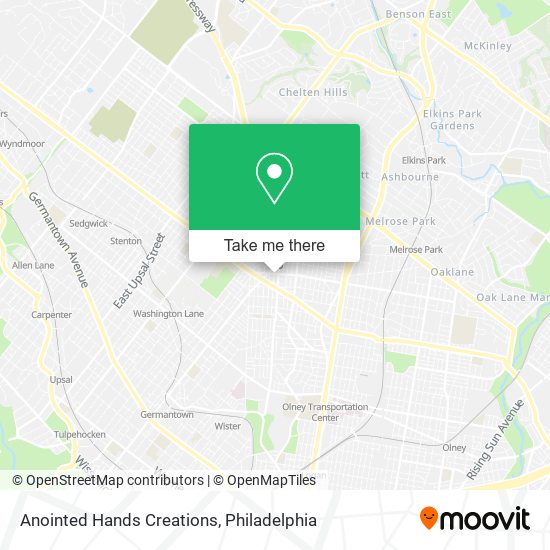 Anointed Hands Creations map